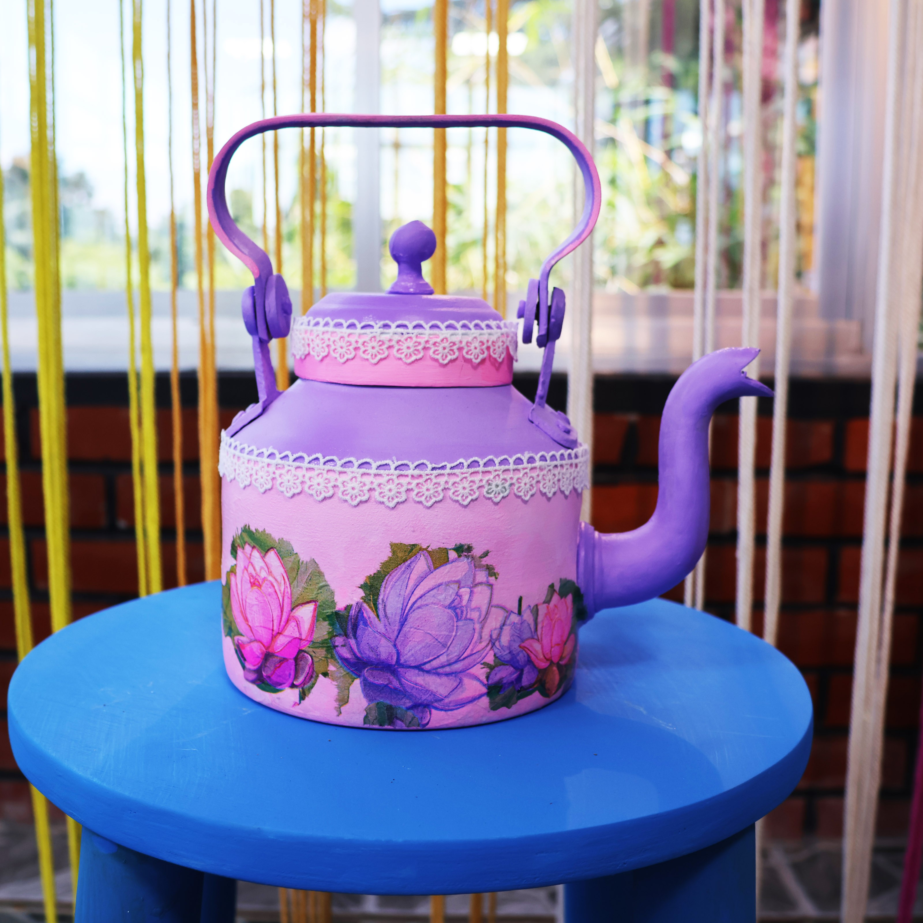 Hand-Painted Decorative Teapots Collection
